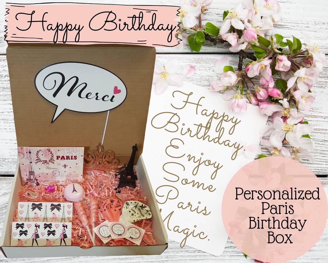 Happy Birthday Gift Box Quarantine Birthday Gift for Girls Etsy