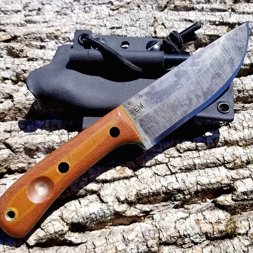 Bushcrafter Knife Choose Your Color Etsy