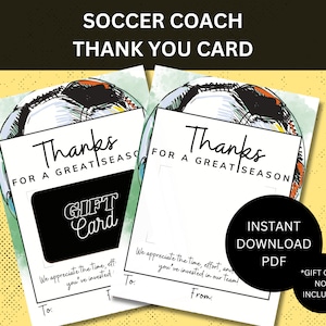 Fußball-Trainer Geschenk für Fußball-Trainer Wertschätzung Karte für Fußball-Trainer Danke Geschenk-Kartenhalter für Fußball-Trainer Team Geschenk