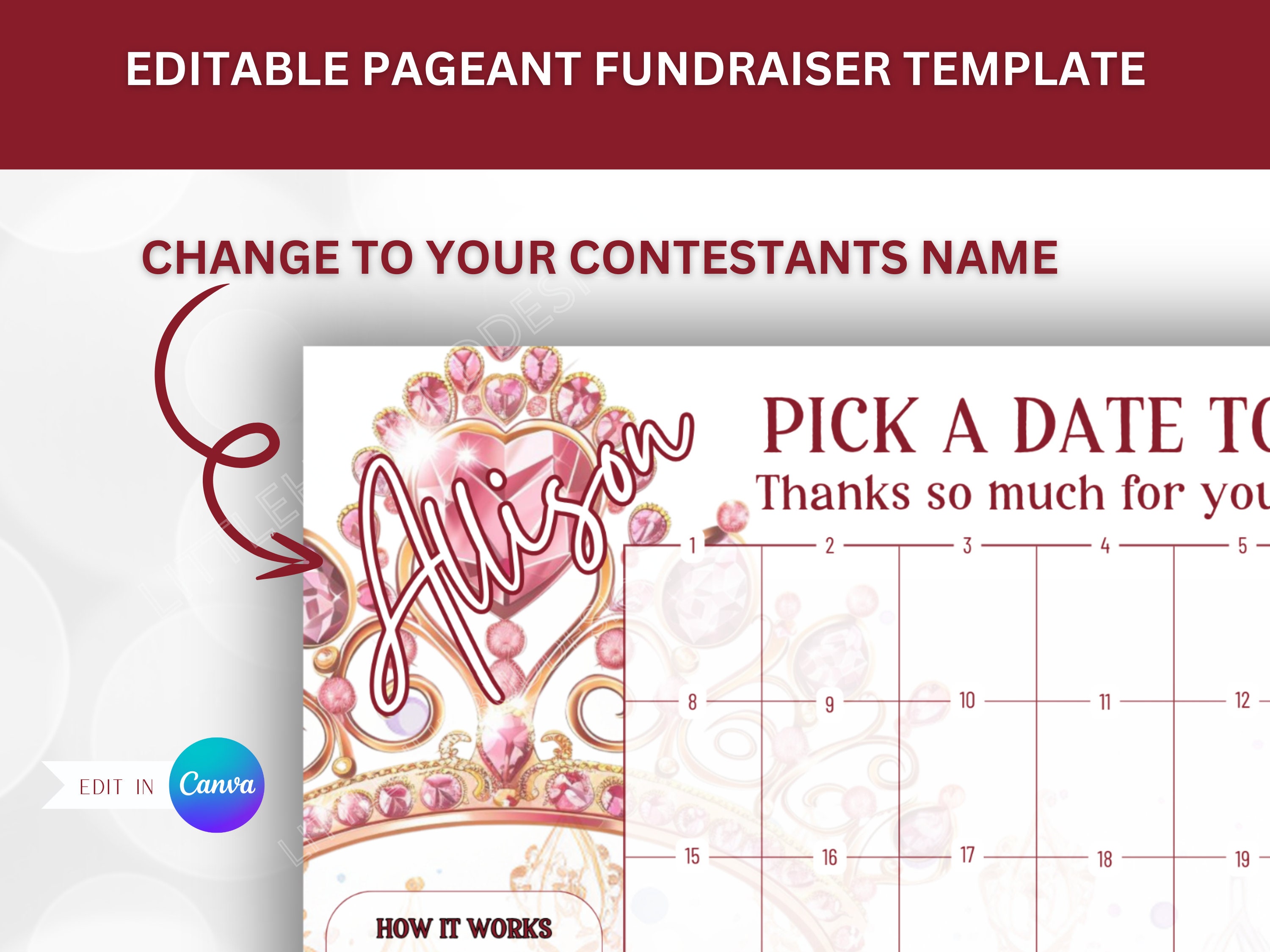 Pageant Fundraiser Template for Personalized Pageant Fundraising Pageant Fundraiser Template for Personalized Pageant Fundraising