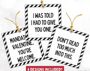 Tween Valentines for Snarky Tween Classroom Funny Valentine for Preteen Sarcastic Valentines for Boys Valentines for Moody Girls Valentines