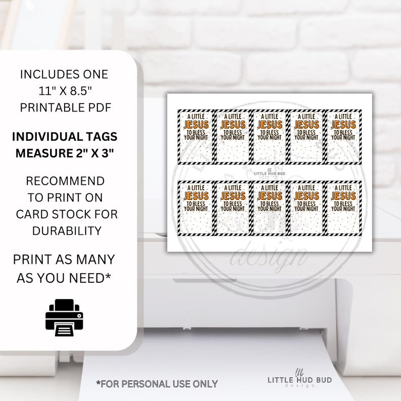 Printable Halloween Little Jesus Tags for Christian Halloween Tags for ...