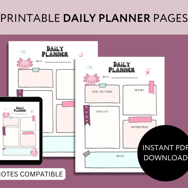 Tween Daily Checklist Planner - Etsy