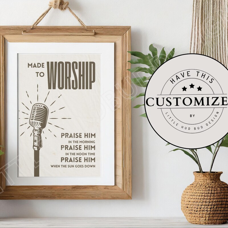 Worship Lyrics - Etsy