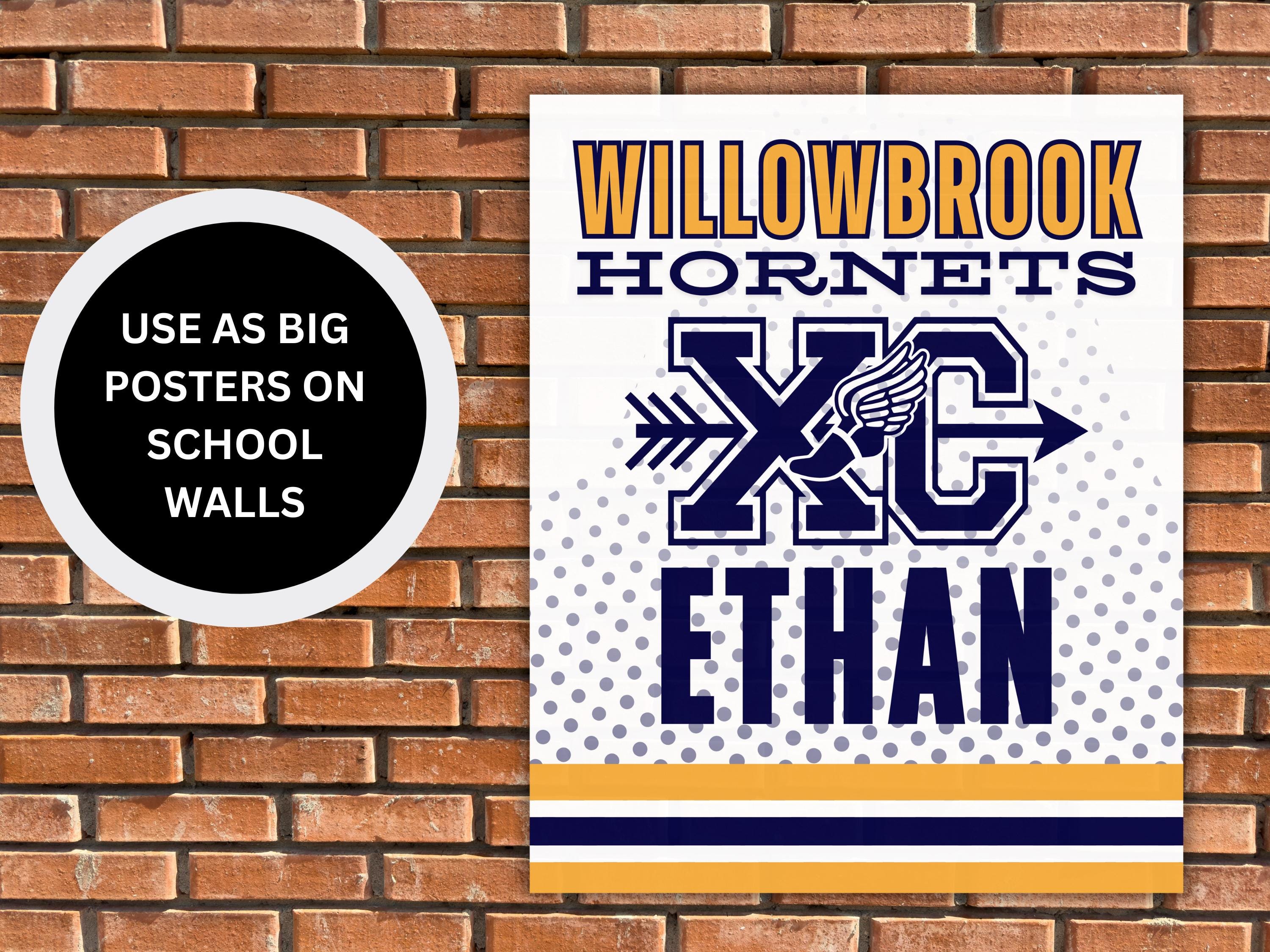 Cross Country Locker Sign Template for Cross Country Meet Sign for Team ...