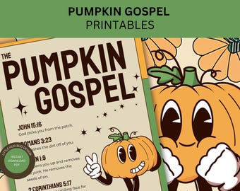 Christians are Like Pumpkins Printable Pumpkin Gospel Printable Christian Pumpkin Carving Party Halloween Activity for Christian Kids
