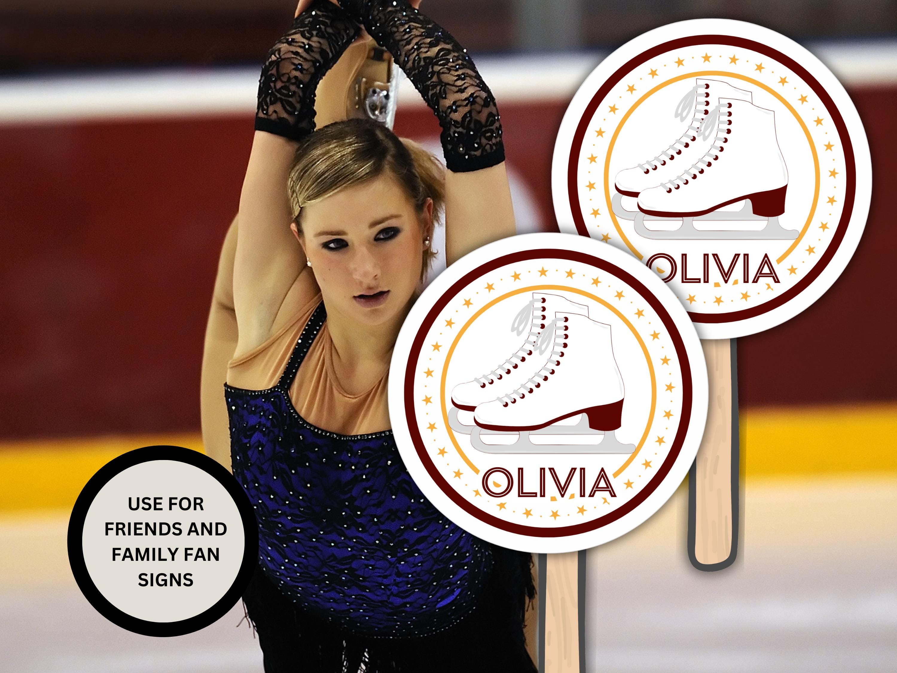 FIGURE SKATING Sign Template for Ice Skating Competition Sign for Hotel ...