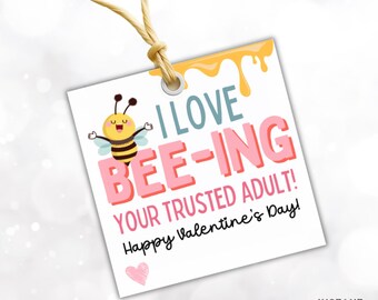 School Counselor Valentine from Social Worker Valentine from Youth Mentor Valentines Day Treat Tag from Daycare Provider Valentine