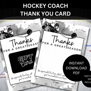 Danke, dass Sie Geschenk für Hockey-Trainer Dankes-Karte für Hockey-Trainer Wertschätzung Geschenk-Kartenhalter für Hockey-Trainer Geschenk für Hockey-Mama Danke