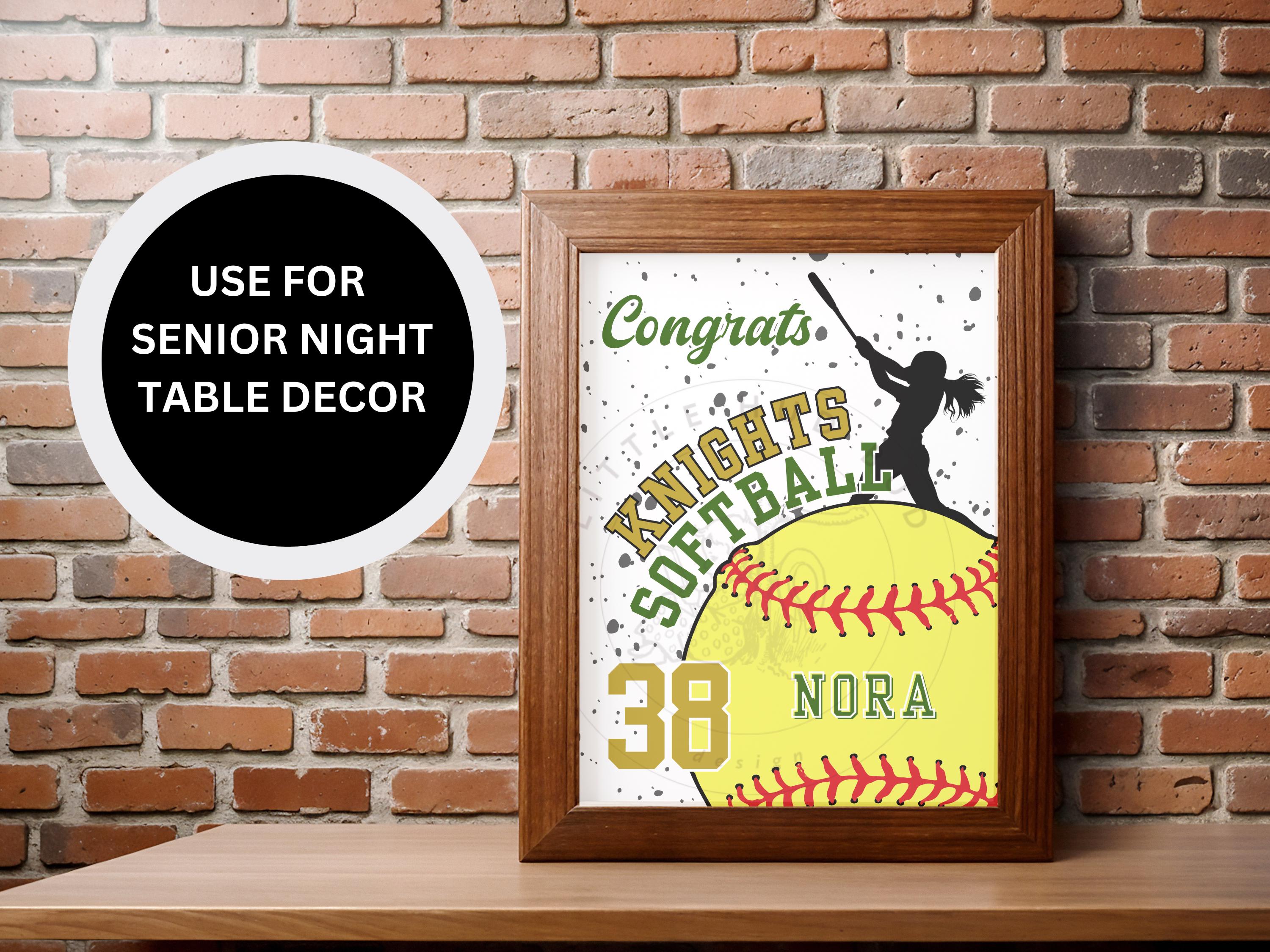 Softball Support. Sign Softball Locker Sign Template for Softball Hotel Door Sign for Team ...