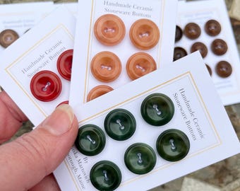 Antique Carved Vegetable Ivory Buttons Tagua Nut 9/16" 14mm 6 Button Set