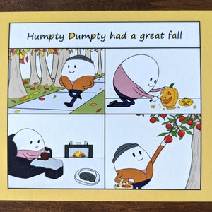 Humpty Dumpty Postcard