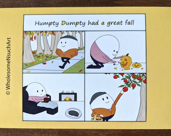 Postal de Humpty Dumpty