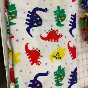 Dinosaur receiving blanket