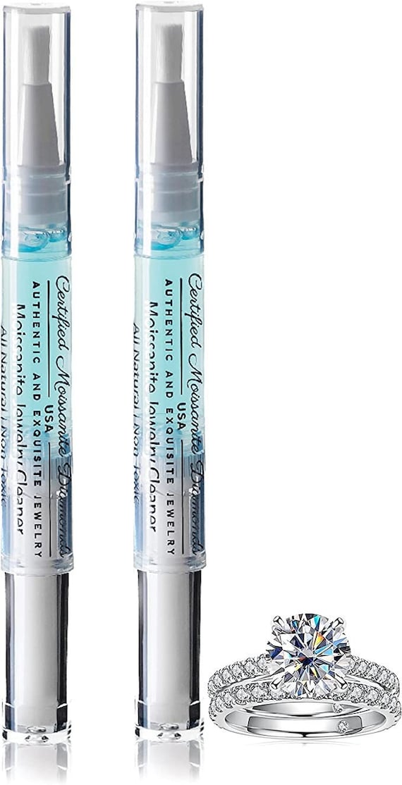 Jewelry Cleaner Pen for Moissanite Diamonds/no Rinse/pack of 2 / All  Natural/non Toxic/safe to Use On 