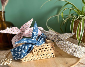 Liberty style headband Rigid hair headband flower liberty style headband wax headband jeans rigid headband