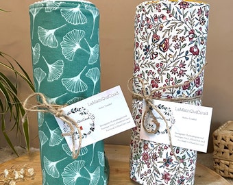 Essuie-tout lavable rouleau de 6, 8 et 10 feuilles éponge ou nid d'abeille, écologique 0 déchets réutilisable