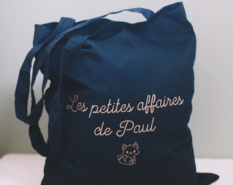 Sac personnalisé,tote bag personnalisé, sac crèche, sac école , sac nounou cadeau de naissance, cadeau anniversaire, sac monogramm