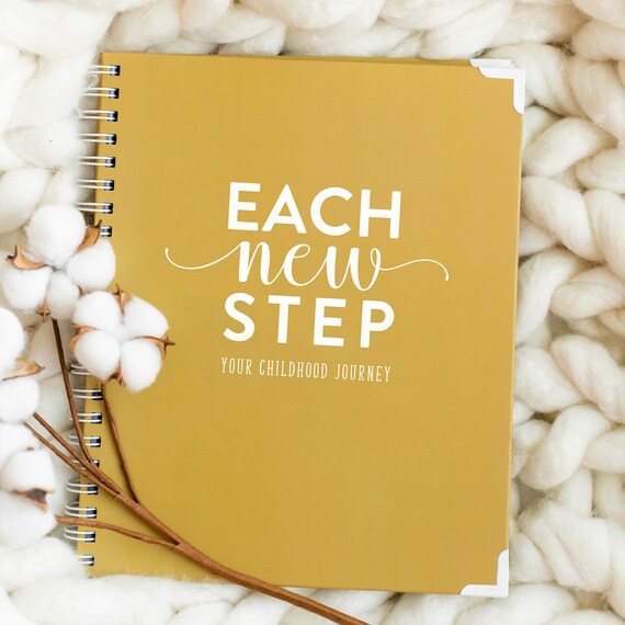 Each New Step Childhood Memory Book Birth to 18 years / Baby Etsy