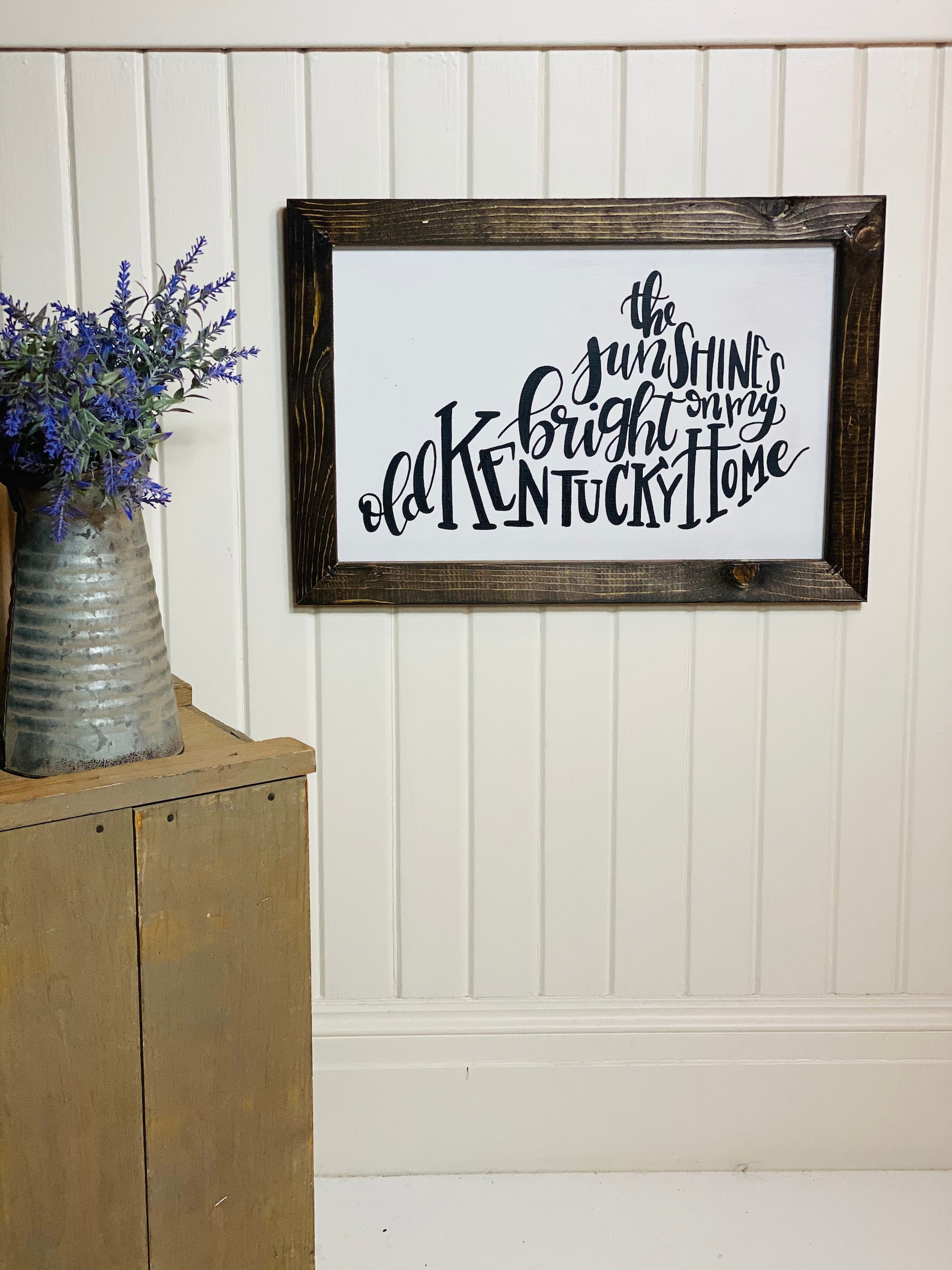 Old Kentucky Home Sign Old KY Home Lyrics Wood Sign Etsy