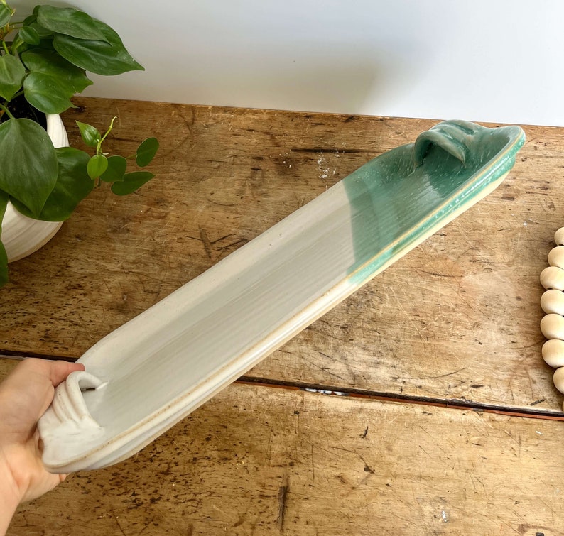 Ceramic Serving Platter Large Handmade pottery tray Pottery Platter Handmade Serving Tray Stoneware Charcuterie Serving Platter