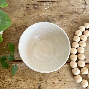Handmade Pottery Bowl Pottery Soup Bowl Farmhouse Bowl Kitchen Bowl Medium Pasta Bowl Ceramic Ice Cream Bowl