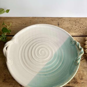 Christmas Gift Serving Dish Large Charcuterie Platter Handmade Pottery Tray Custom Gift Holiday present for her Ceramic Serving Platter Tray