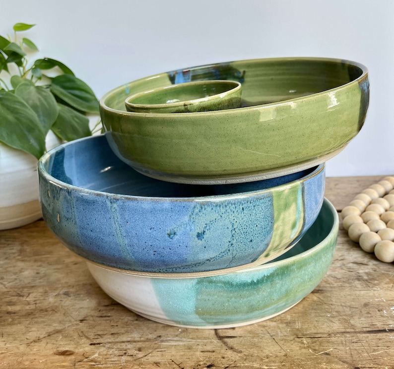 CoastalClayCo Chip and Dip Bowl - Thumbnail 4
