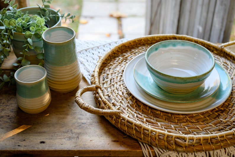 Farmhouse Plates Handmade Dinner Plates Pottery Engraved Plates Engagement Gifts Personalized Plates Decorative Plates Rustic Dinnerware Set