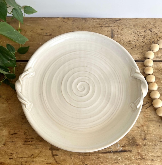 Christmas Gift Serving Dish Large Charcuterie Platter Handmade Pottery Tray Custom Gift Holiday present for her Ceramic Serving Platter Tray