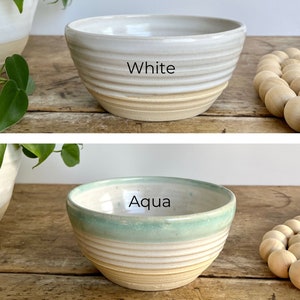 Handmade Pottery Bowl Pottery Soup Bowl Farmhouse Bowl Kitchen Bowl Medium Pasta Bowl Ceramic Ice Cream Bowl