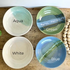 Pasta Bowl Handcrafted Pottery Bowl Handmade Ceramic Bowl Medium Size Bowl White Bowl Set Pottery Lover Bowl Pasta Lover Bowl Stoneware Bowl