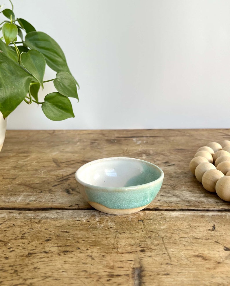 Ring Dish Trinket Dish Small Ceramic Bowl Handmade Pottery Bowl Small Pottery Handmade Condiment Bowl Tiny Bowl