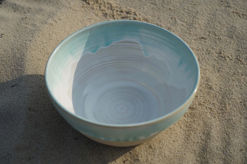 Bridal Shower Gift Bowl Serving Large Bowl Handmade Pottery Bowl Large White Serving Bowl Ceramic Bowl Large