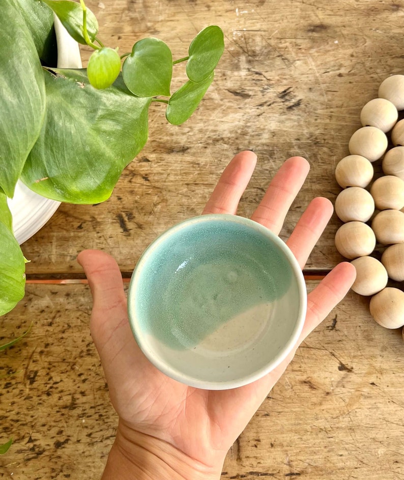 Ring Dish Trinket Dish Small Ceramic Bowl Handmade Pottery Bowl Small Pottery Handmade Condiment Bowl Tiny Bowl