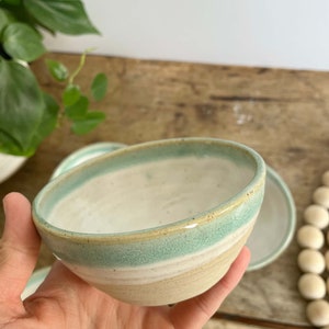 Pottery Prep Bowl Set Handmade Kids Bowl Small Bowl Ceramic Accent Bowl Food Prep Kitchen Bowl Snack