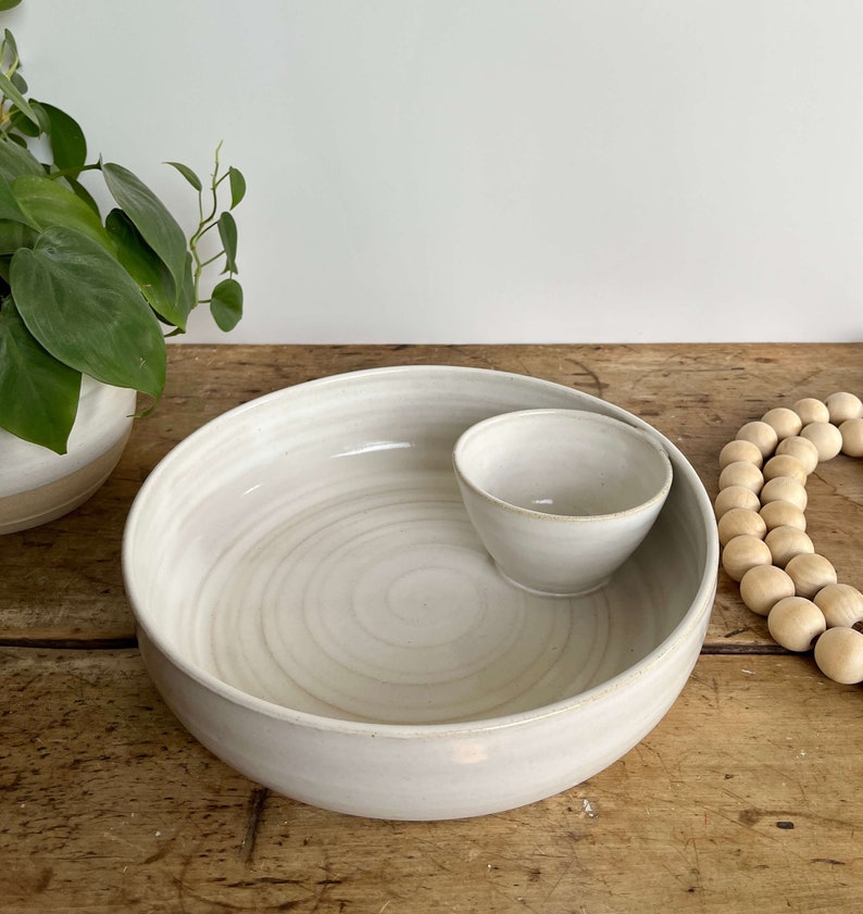 CoastalClayCo Chip and Dip Bowl - Thumbnail 2
