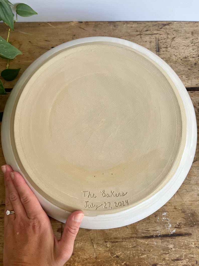 Christmas Gift Serving Dish Large Charcuterie Platter Handmade Pottery Tray Custom Gift Holiday present for her Ceramic Serving Platter Tray
9 Year Anniversary Gift Serving Dish Large Charcuterie Platter Handmade Pottery Tray Custom Gift Bridal Shower Present Wedding Gift Ceramic