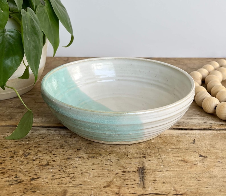 Pasta Bowl Handcrafted Pottery Bowl Handmade Ceramic Bowl Medium Size Bowl Gift For Mom Pottery Lover Bowl Pasta Lover Bowl Stoneware Bowl