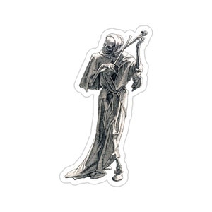 Death the Strangler Sticker, Reaper Sticker, Goth Sticker, Memento Mori Sticker, Skeleton Sticker, Goth Sticker