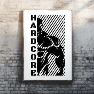 Muscle Gym Poster- Bodybuilding Decor, Weightlifting Gift, Workout Room Decor, Muscle Wall Art, Fitness Motivation Wall Art, Physique Art