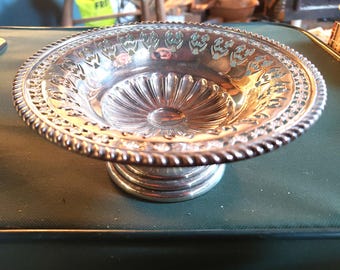 Vintage GORHAM Sterling Silver Compote Weighted Pedestal Bowl Candy ...