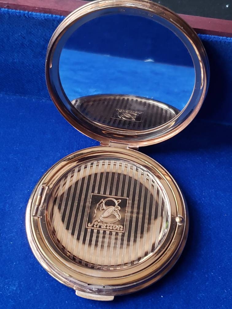 Stratton England ヴィンテージ コンパクト Stratton compact - Etsy 日本
