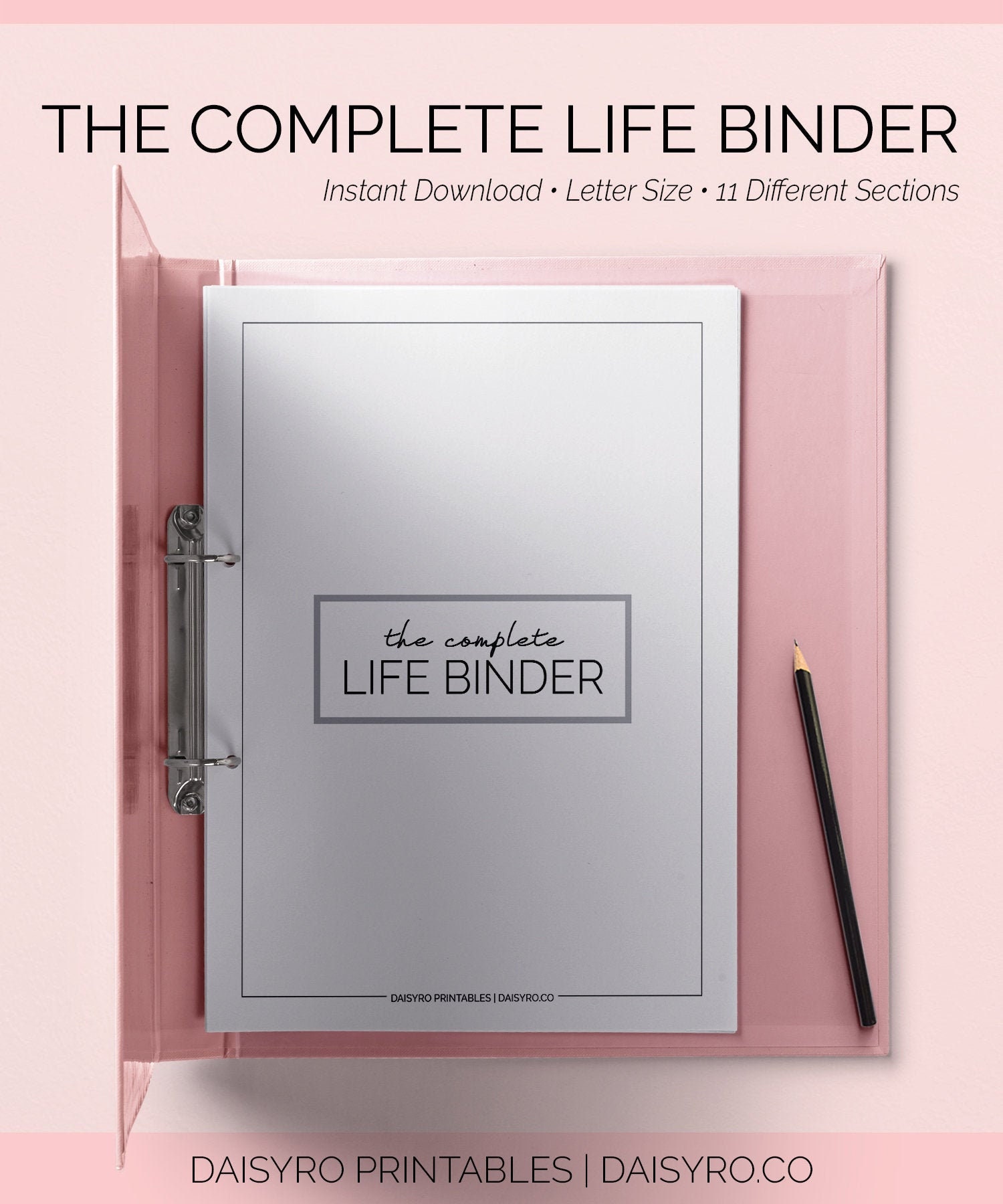 The Complete Life Binder Printables Organization Planners - Etsy