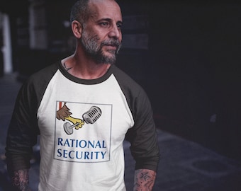 Rational Security 3/4 sleeve raglan shirt