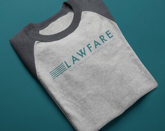 Lawfare Banner 3/4 sleeve raglan shirt