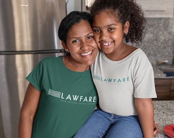 Lawfare Banner women's classic short sleeve t-shirt