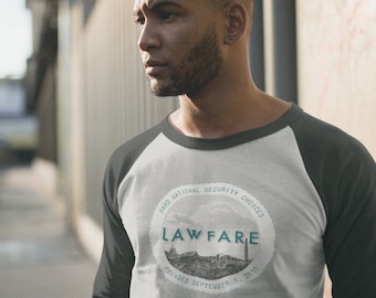 Lawfare Badge 3/4 Sleeve Baseball Raglan