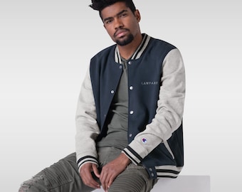 Lawfare Embroidered Champion Bomber Jacket