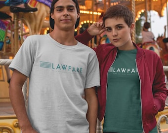 Lawfare Banner Unisex Triblend Short sleeve t-shirt